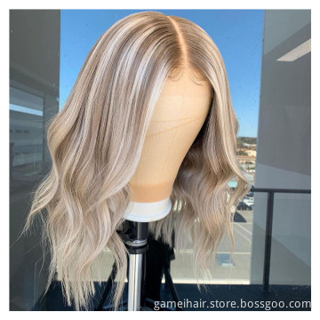 high-end GMwigs wholesale hair cuticle aligned hair lace front wig baby hair goo d reputation halloween wig